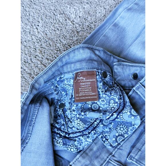 PAIGE Verdugo Ankle Jeans Jeggings Skinny Jeans Gray Size 27 Grunge Classic Fall - Picture 4 of 6